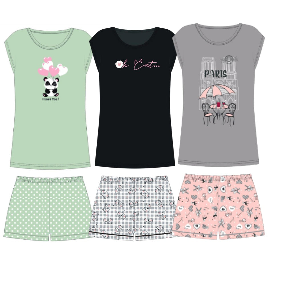 Pijama Feminino Manga Japonesa em Viscose Conforto