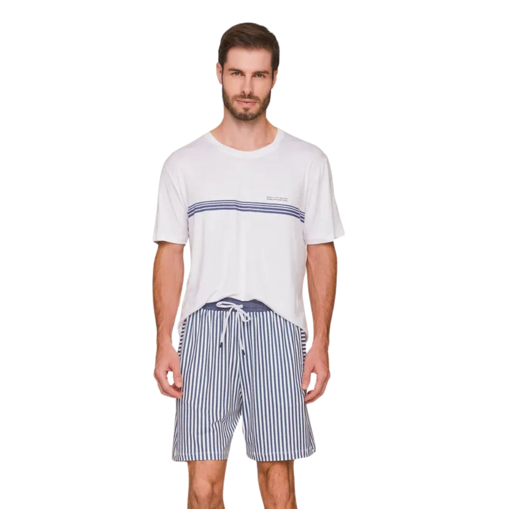 Pijama Curto Masculino Sublime Touch - Conforto e Estilo para o Verão