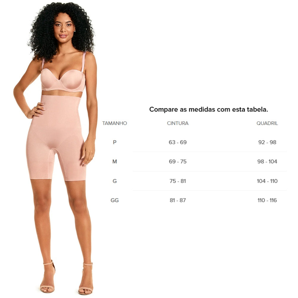 Bermuda Alta Modeladora Powder Plié Sensil Makeup Skin