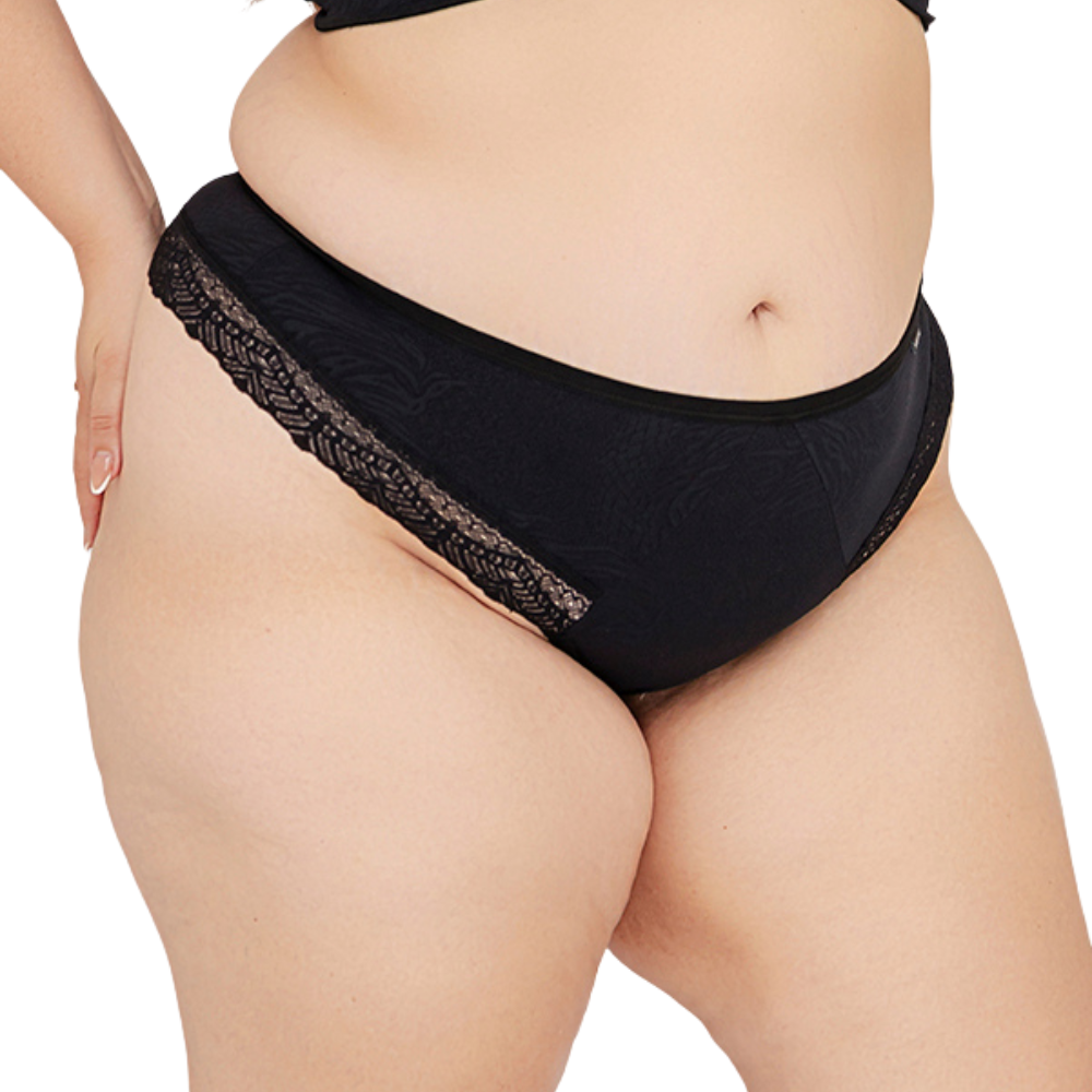 Calcinha Plus Size Tanga Brasileira com Renda