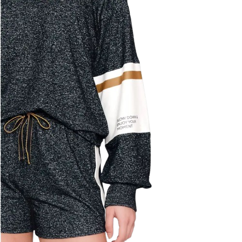 Pijama Manga Longa Short Easy Soft Lua Luá