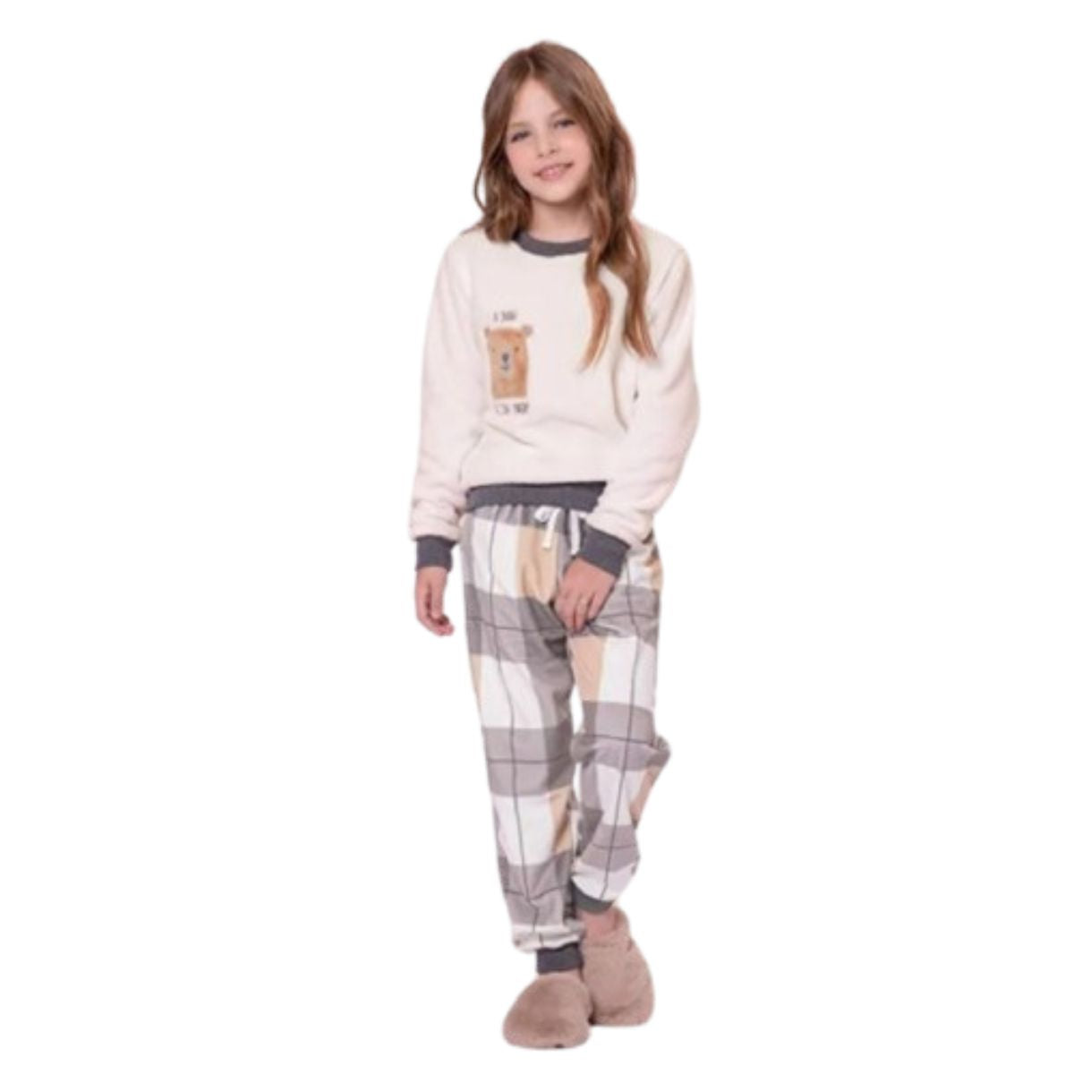 Pijama Fleece Infantil Nice Day Lua Luá