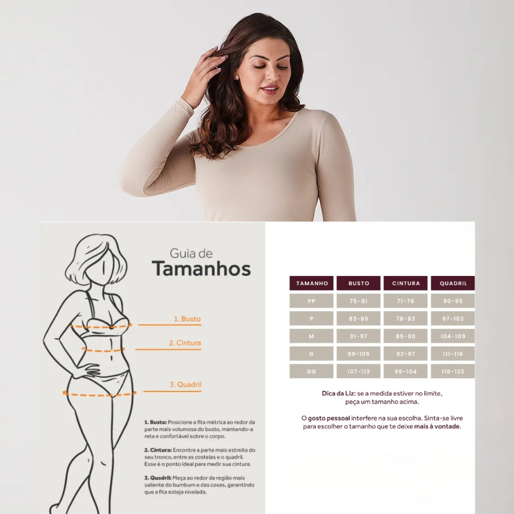 Básica Feminina Térmica com Emana da Liz  Aquece e Hidrata