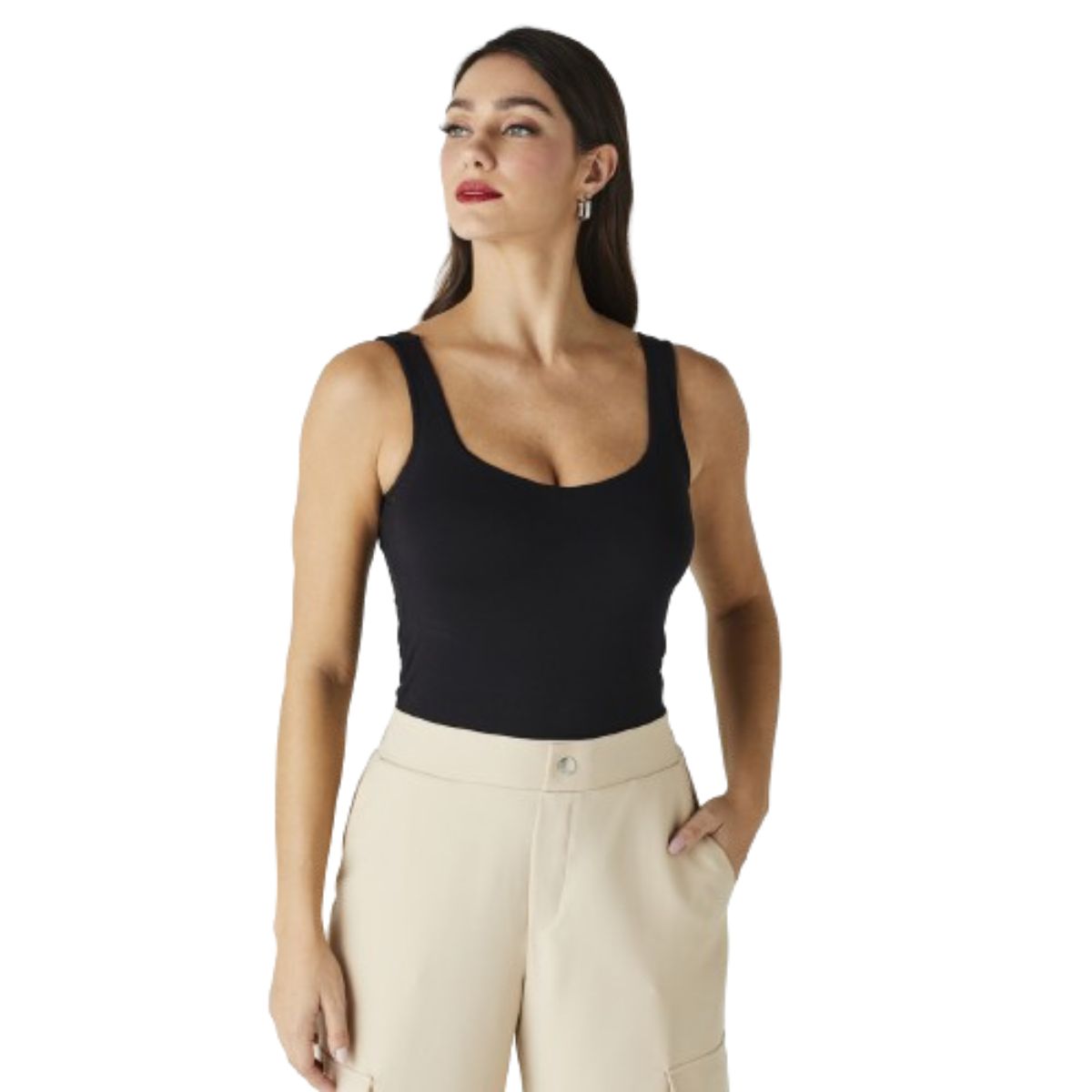 Regata com Bojo sem Aro Decote U Respirável e Leve