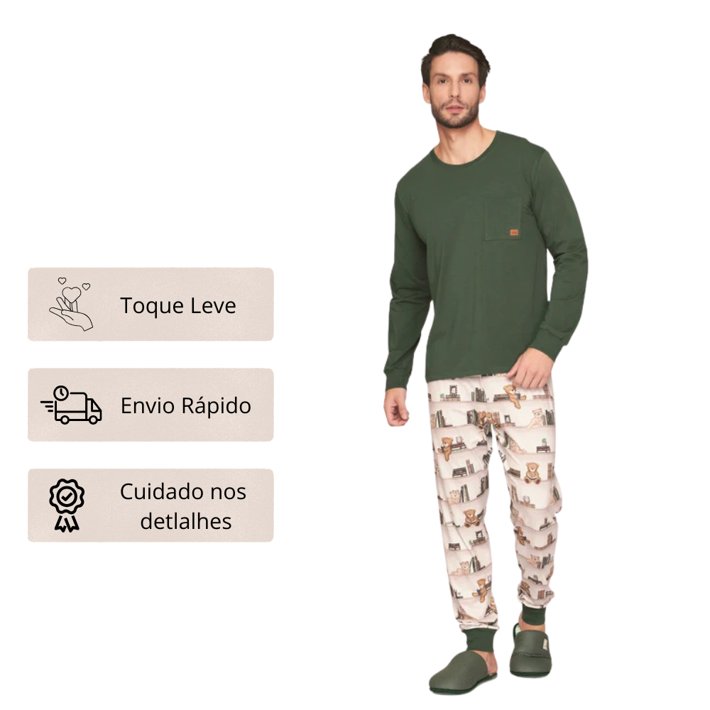 Pijama Jogger Masculino BB Moment em Sublime Touch