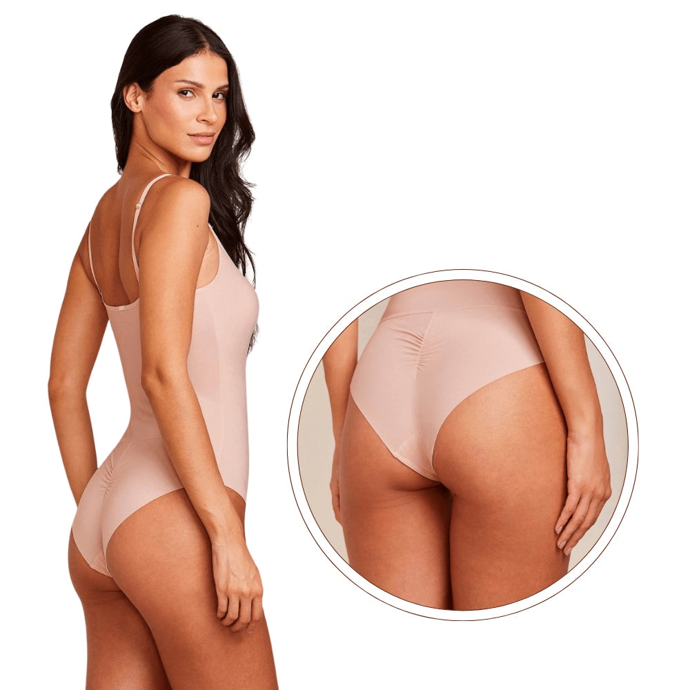 Body Feminino Alças Finas em Microfibra