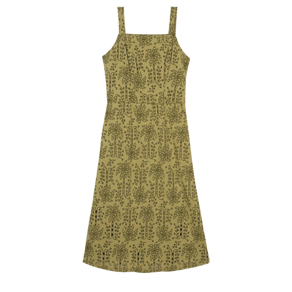 Vestido em Meia Malha de Algodão Devorê