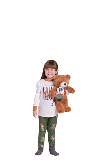 Pijama Baby Lulu &amp; You Legging Lua Luá Infantil