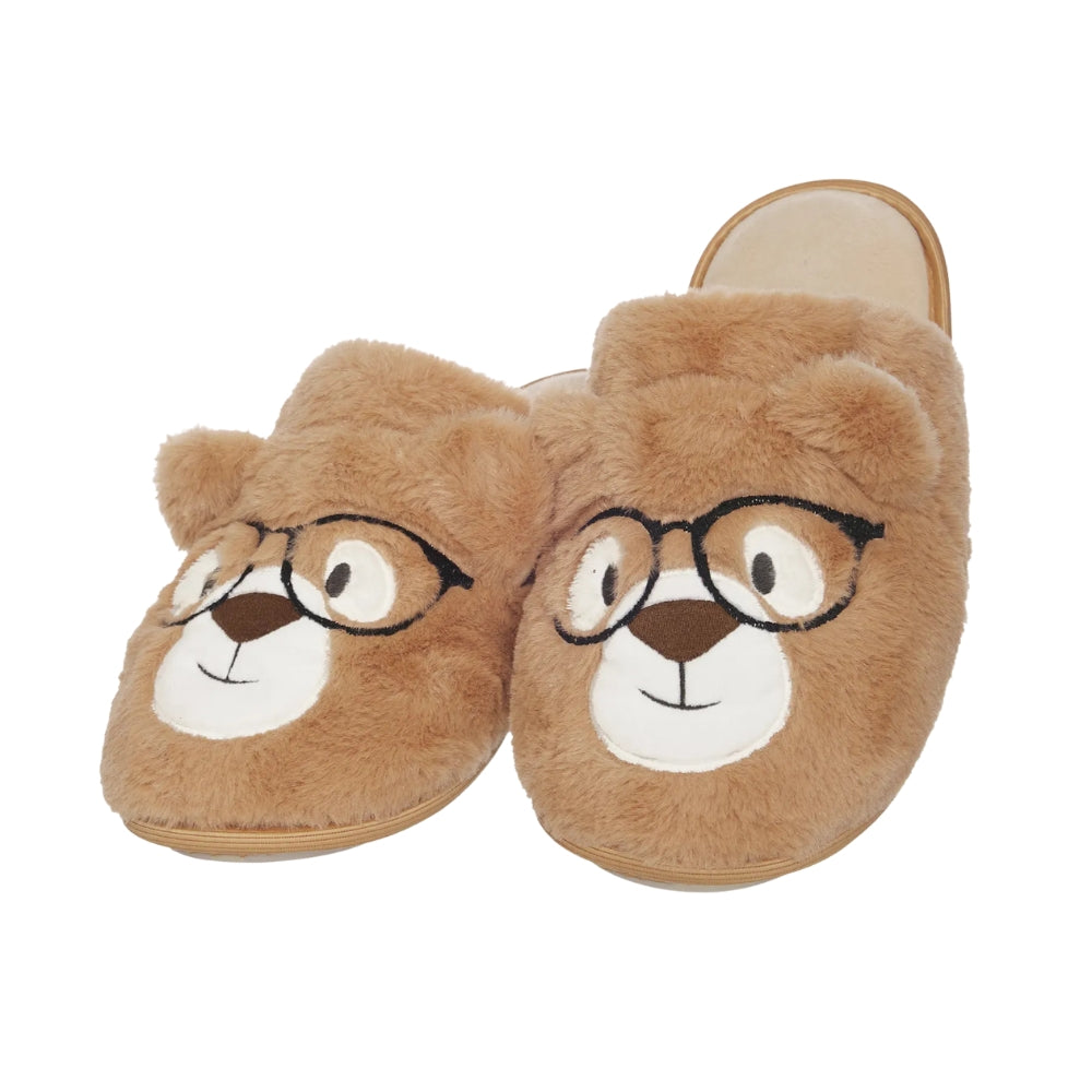 Chinelo Pantufa Steve Peluciado com Bordados em Plush Velvet