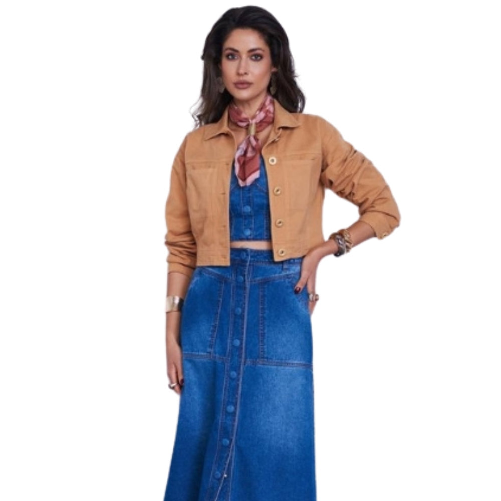 Jaqueta Feminina Jeans - Peça Coringa para seu Look