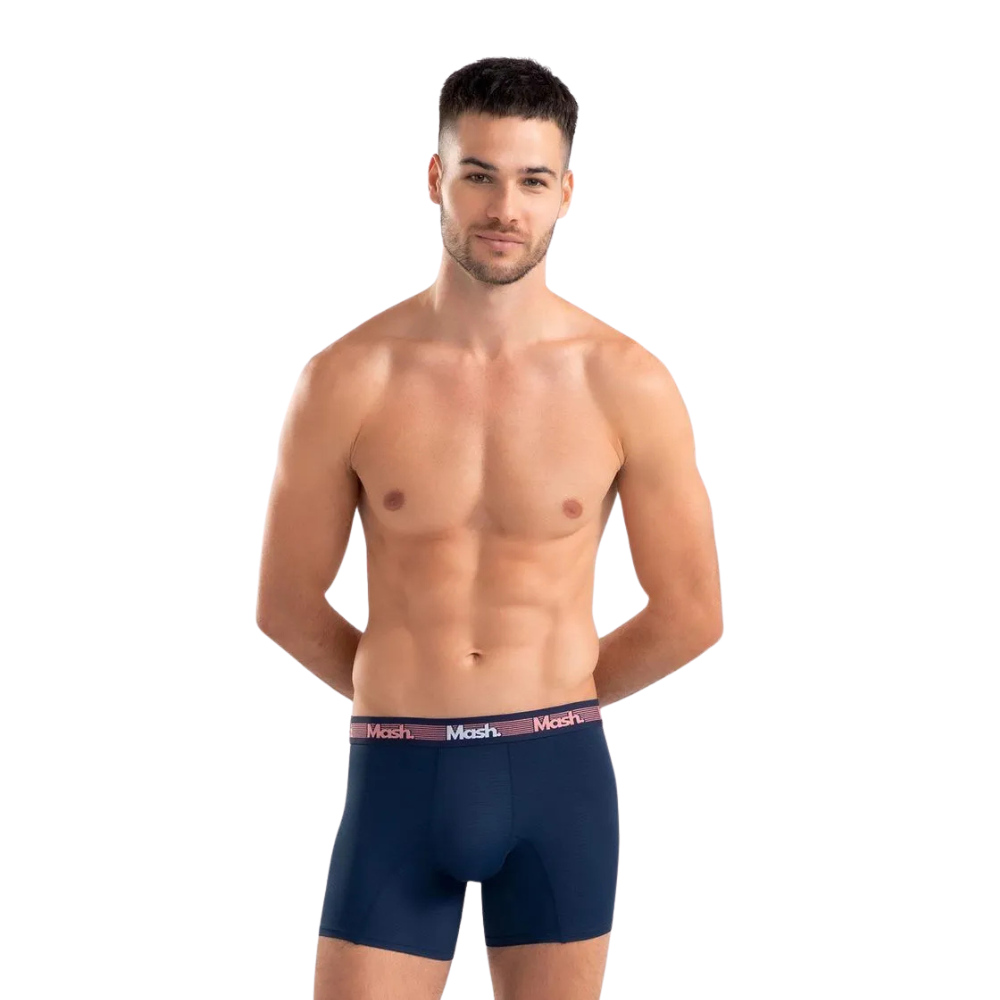 Cueca Boxer Longa Microfibra Conforto Extremo, Antiatrito e Secagem Rápida