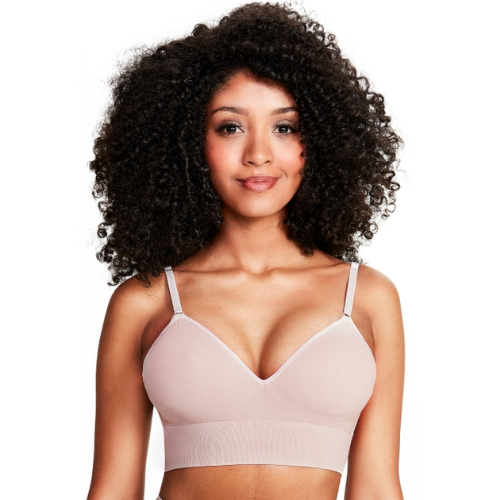 Sutiã Soft Skin com Alças Ajustáveis e Removíveis que Cruzam nas Costas