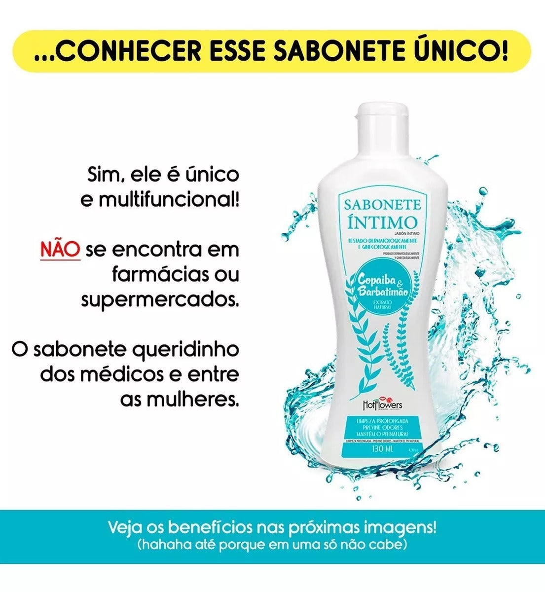 Sabonete Íntimo Copaíba e Barbatimão HotFlowers