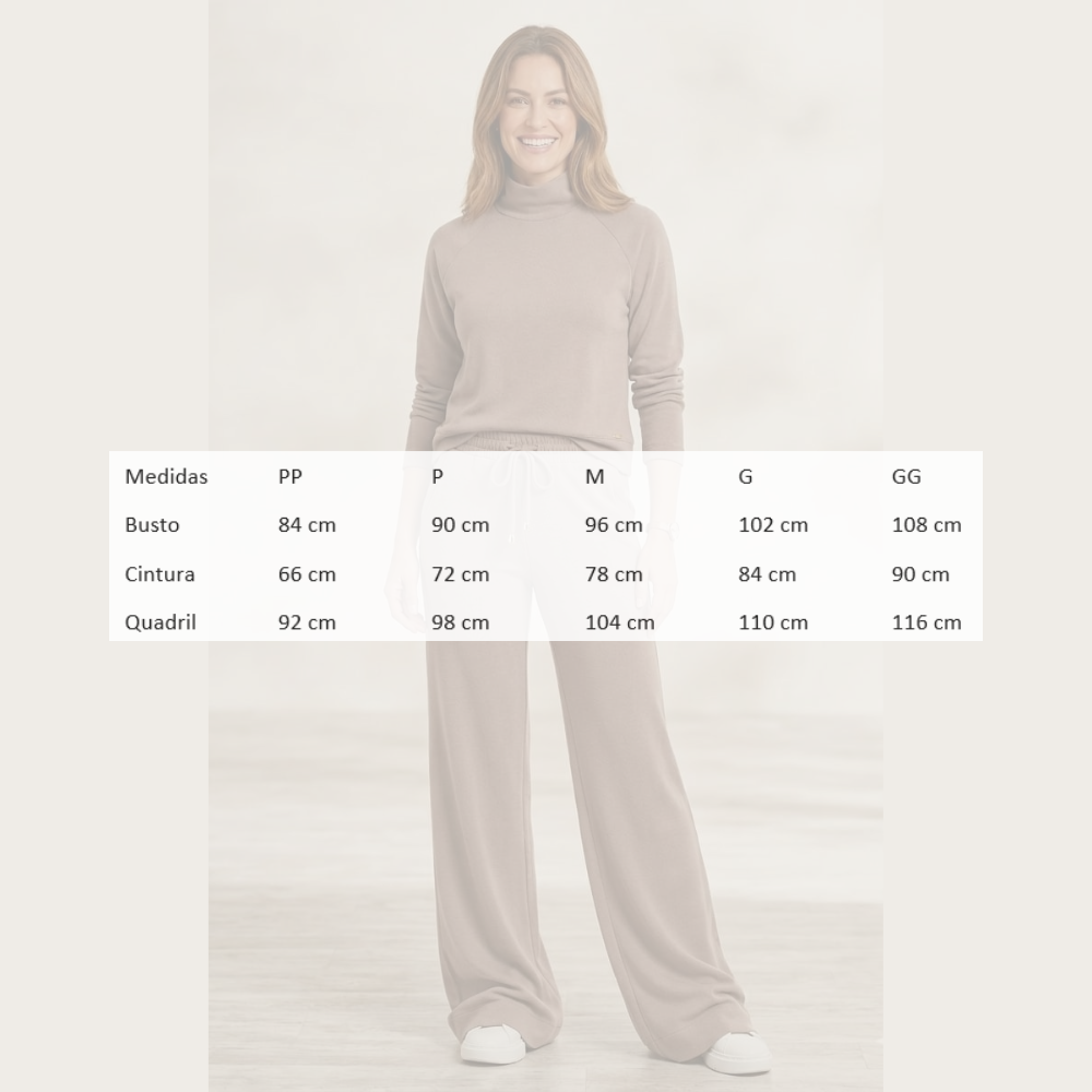 Conjunto Abrigo Feminino Flanelado Comfy