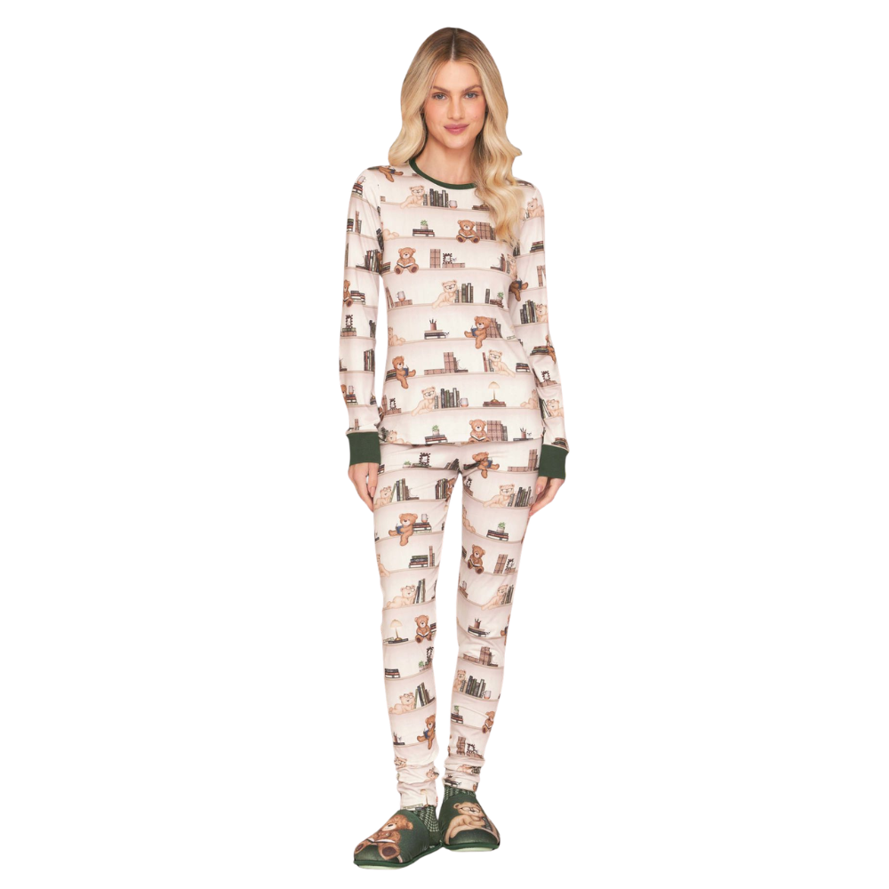 Pijama Slim Feminino All Print BB Moment em Sublime Touch