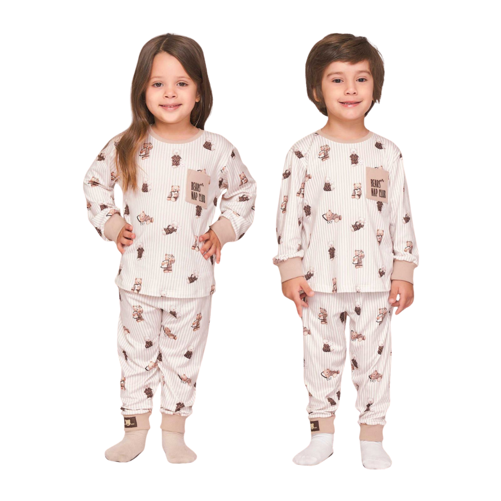 Pijama Baby Unissex Nap Club em Sublime Touch - Lua Luá