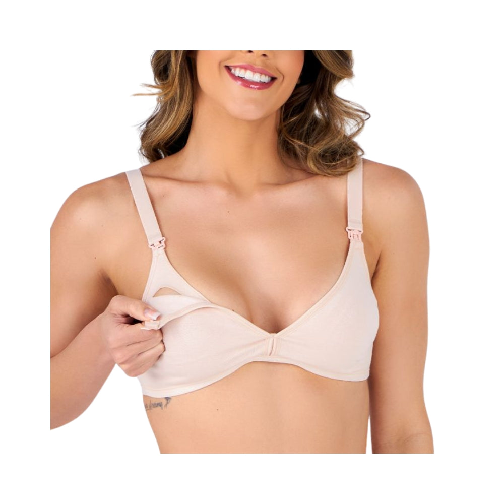 Sutiã de Amamentação 95% Algodão sem Bojo e sem Aro: O Essencial para Mamães