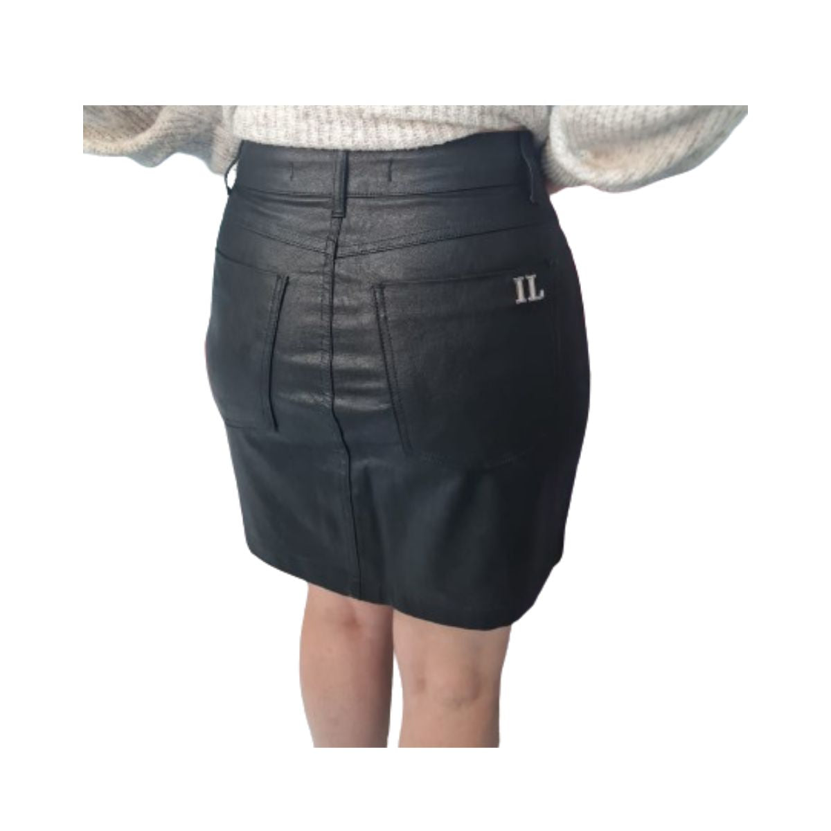 Saia Feminina em Courino de Alta Qualidade