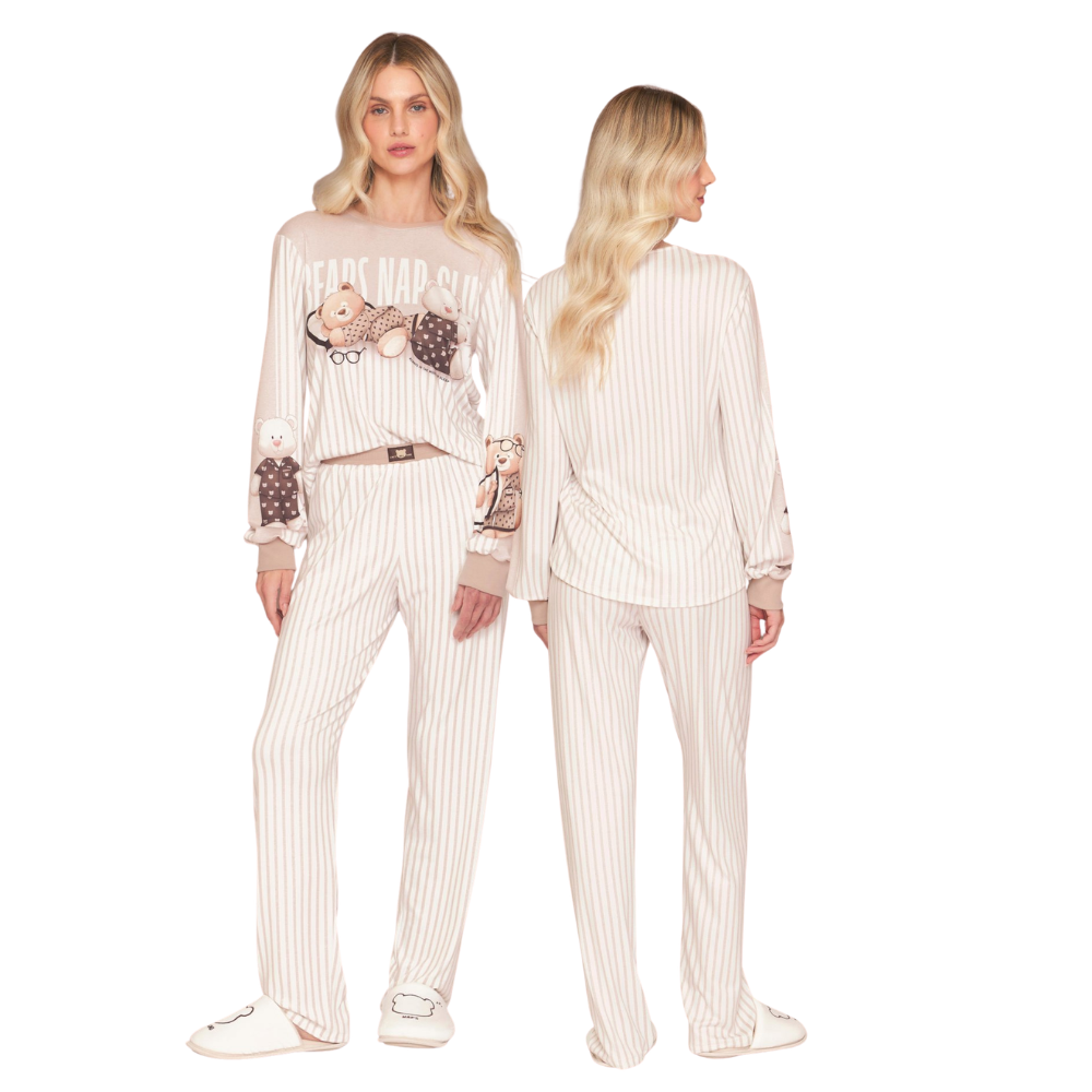 Pijama Comfort Feminino Nat Club em Sublime Touch - Lua Luá