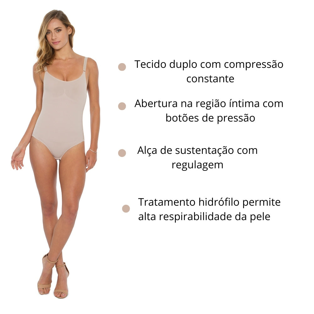 Body Modelador Pós-Cirúrgico: Compressão Nível 8 e Conforto para sua Recuperação
