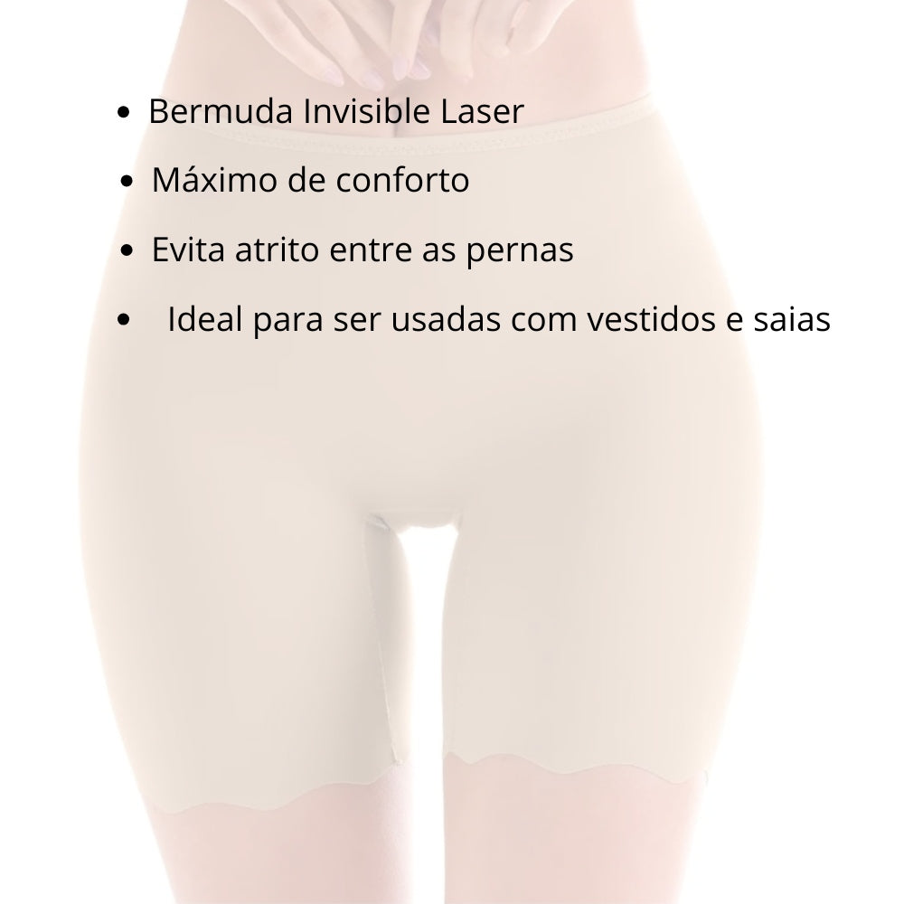 Bermuda Corte a Laser Conforto e Invisibilidade para seu Dia a Dia