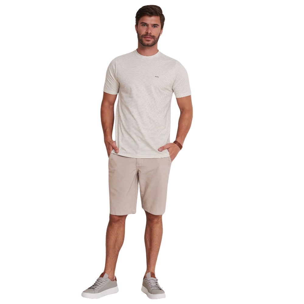 Bermuda Masculina Sport Social de Linho, Sofisticação e Conforto