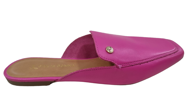 Mule Atanado Stone Fúcsia Conforto e Estilo