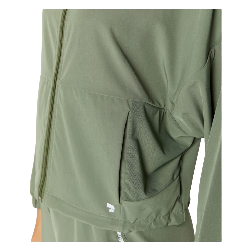 Jaqueta Corta Vento Com Capuz e Regulagem Alto Giro