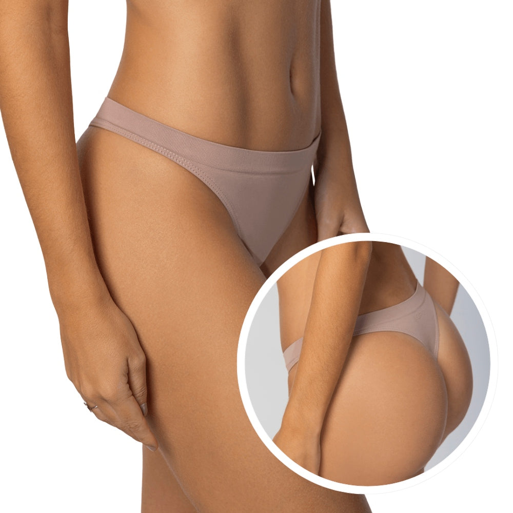 Calcinha Fio Dental em Microfibra sem Costura