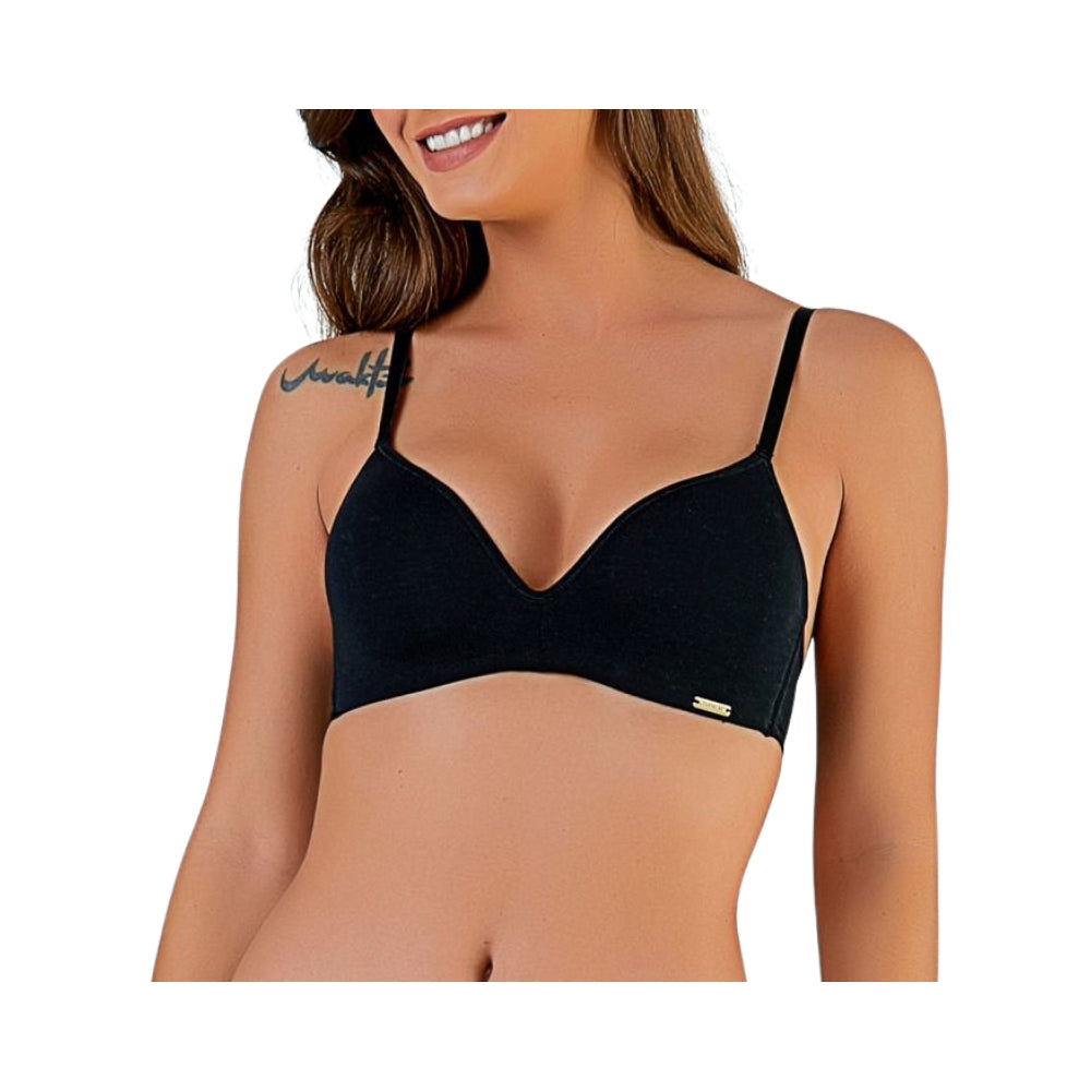 Sutiã com Bojo Camisete Conforto e Sustentabilidade em 100% Algodão