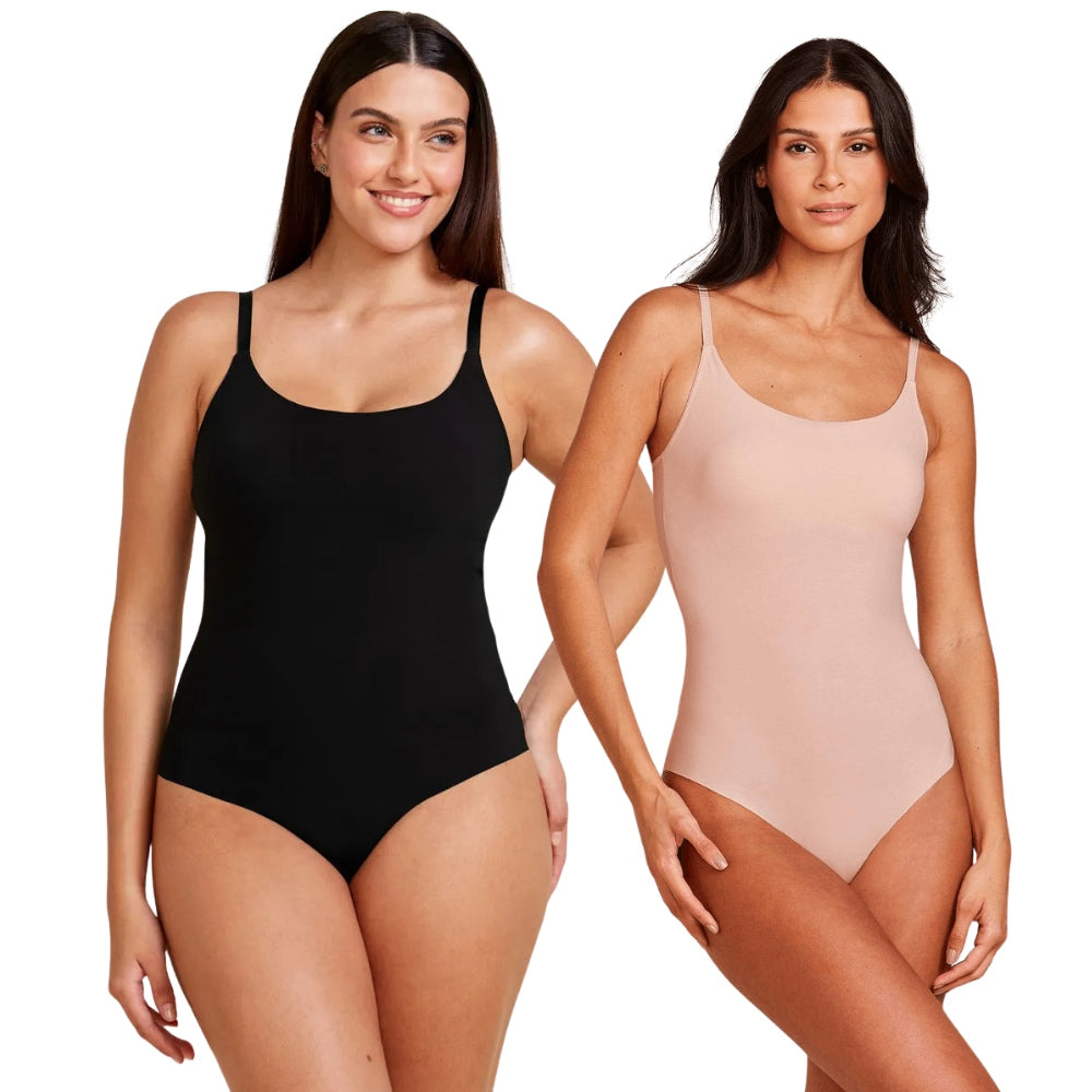 Body Feminino Alças Finas em Microfibra