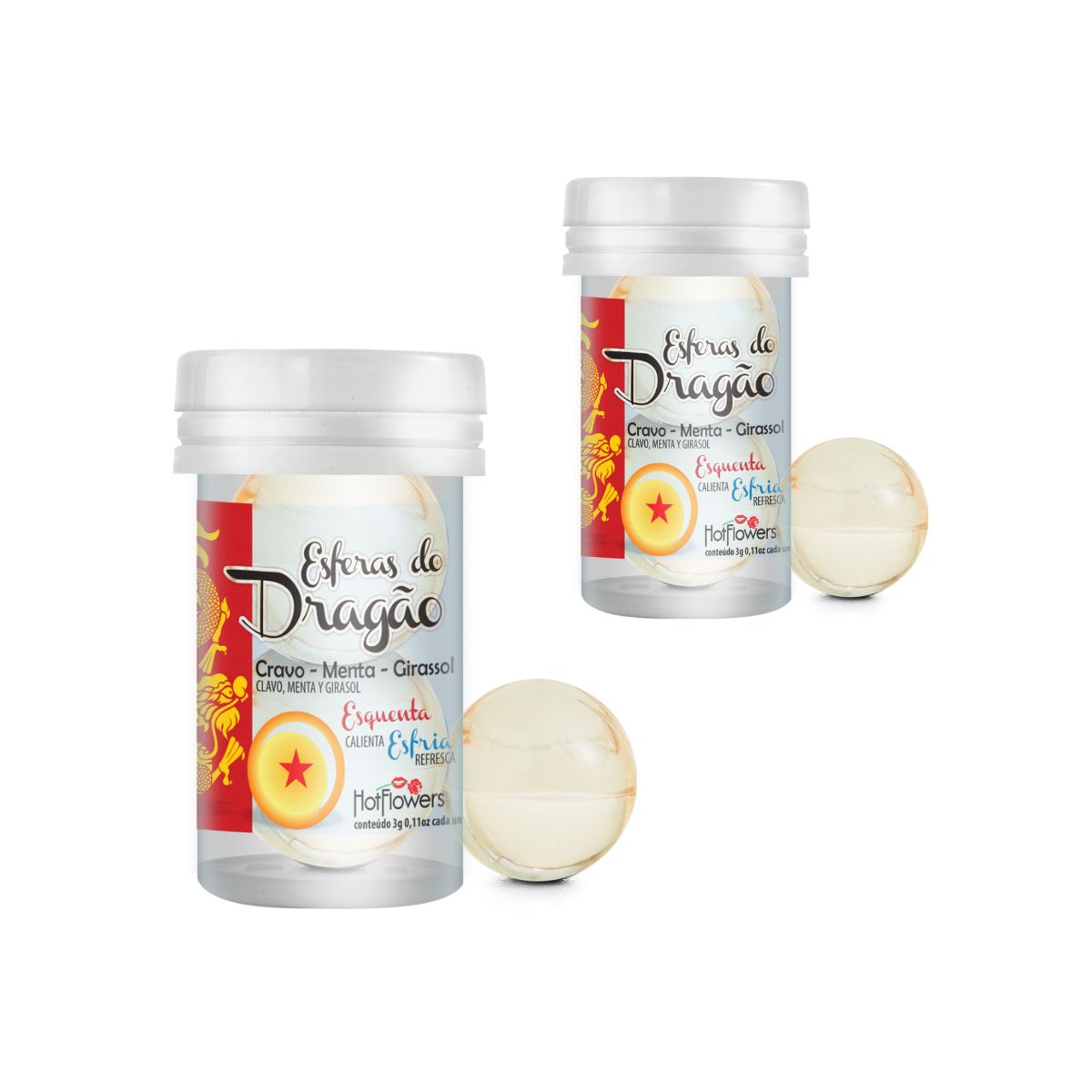 Bolinha Esquenta e Esfria Explosiva Esfera do Dragão