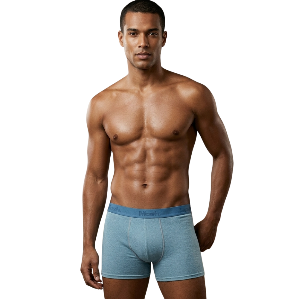 Cueca Boxer Cotton em Algodão Mash