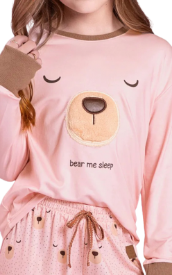 Pijama Jogger Bear Me Sleep Meia Estação Lua Luá