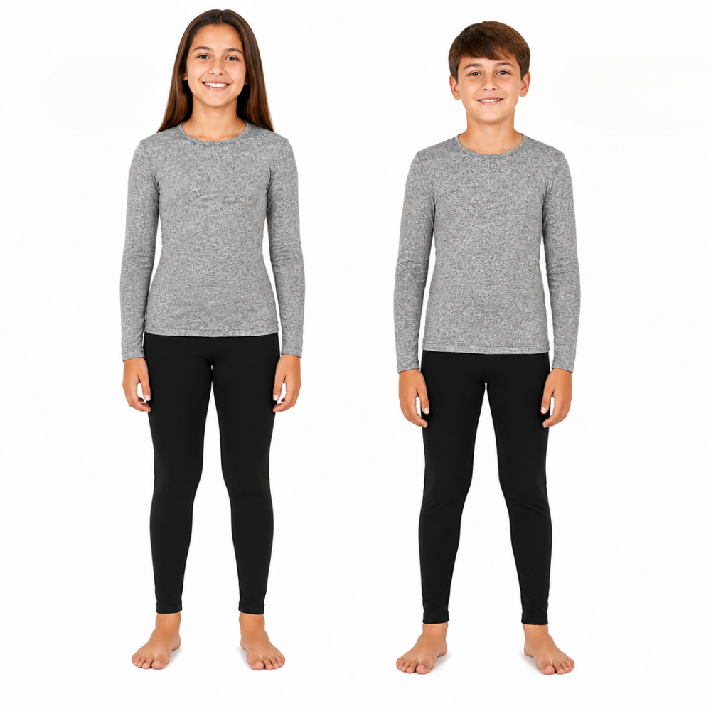 Básica Térmica Infantil  Unissex Policorp com Isolamento Térmico e Regulagem da Temperatura Corporal